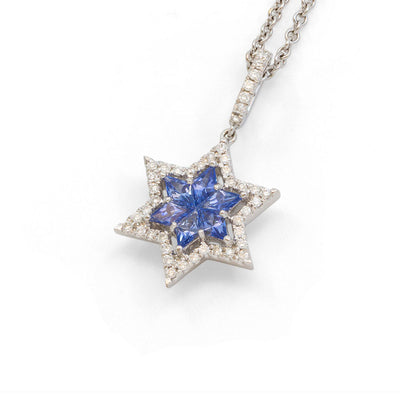 Sapphires and Diamonds Star of David