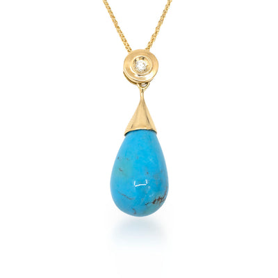 Turquoise Drop Pendant