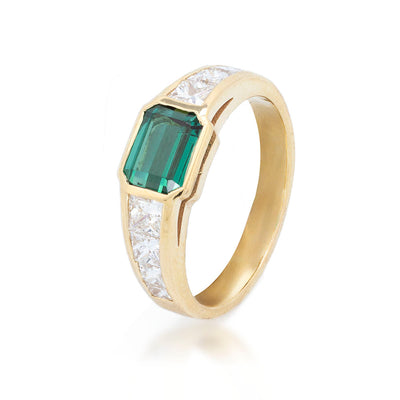 Beth's Tourmaline & Diamonds Ring